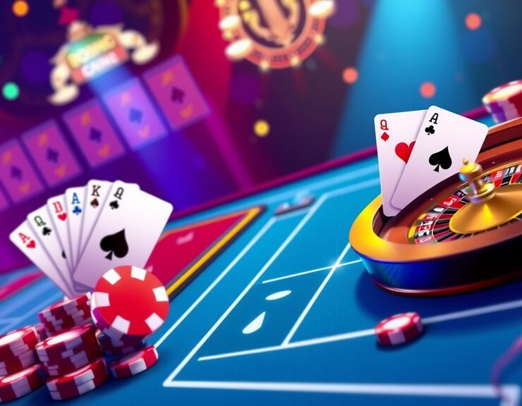 Live roulette table with spinning wheel and betting layout